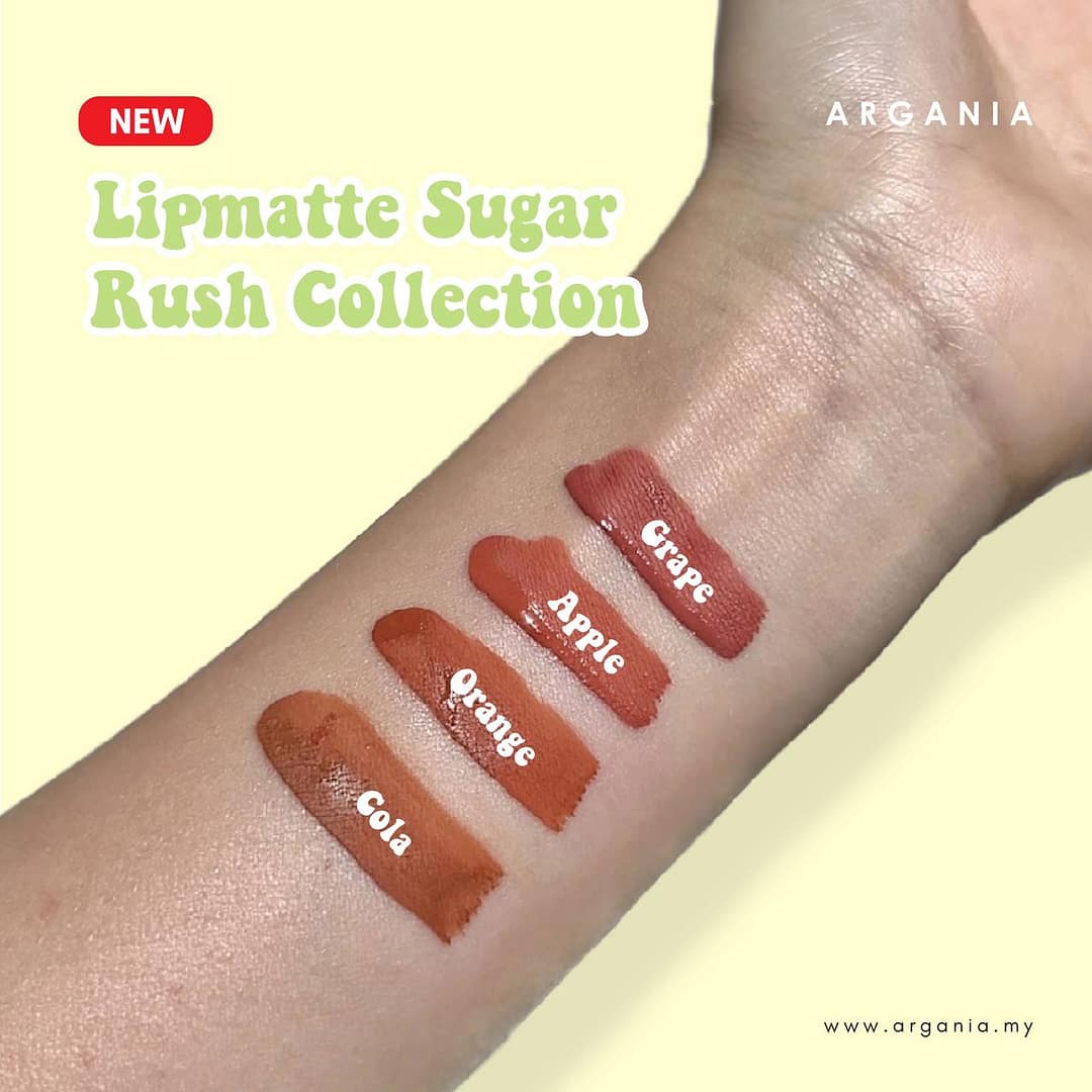 ARGANIA – LIPMATTE SUGAR RUSH ARGANIA - LIPMATTE SUGAR RUSH