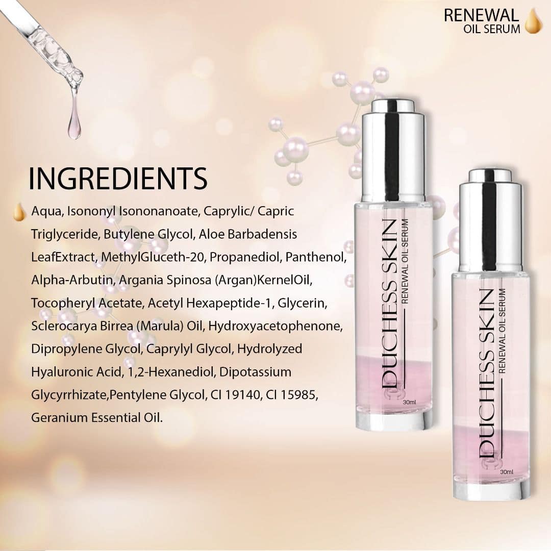 DUCHESS – RENEWAL OIL SERUM 30ML DUCHESS - RENEWAL OIL SERUM 30ML