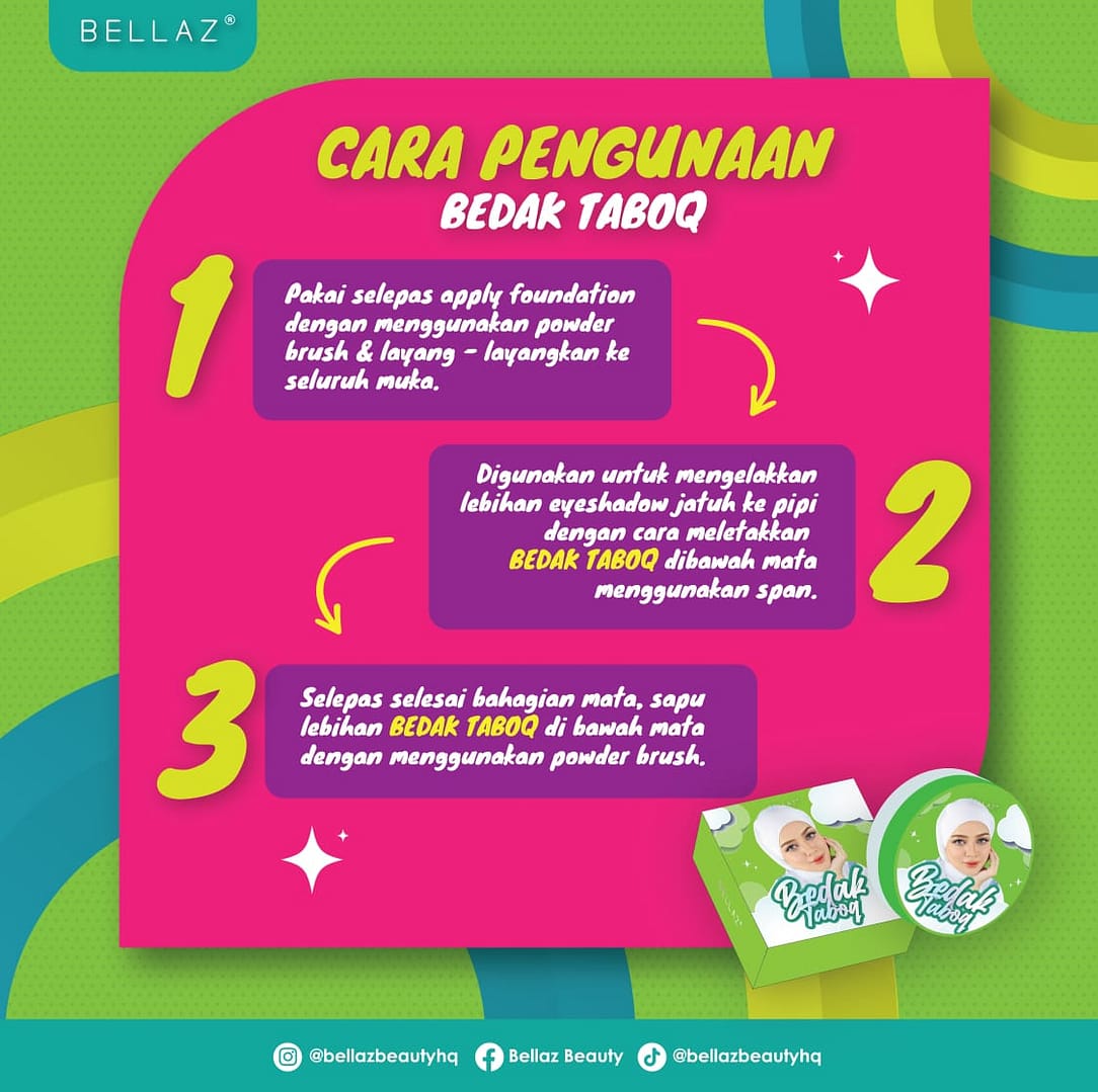 BELLAZ BEAUTY – BEDAK TABOQ PEK BARU BELLAZ BEAUTY - BEDAK TABOQ PEK BARU