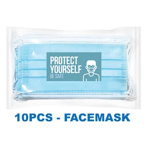 FACE MASK 3-PLY- EARLOOP (10PCS)
