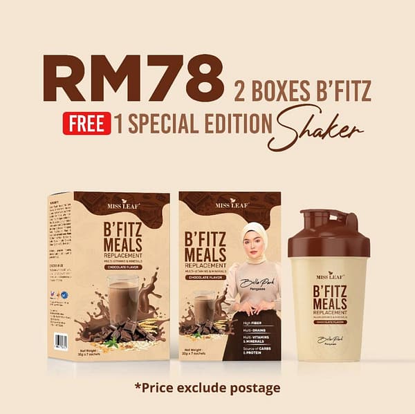 B'FITZ  REPLACEMENT COMBO 2PCS FREE 1 SHAKER