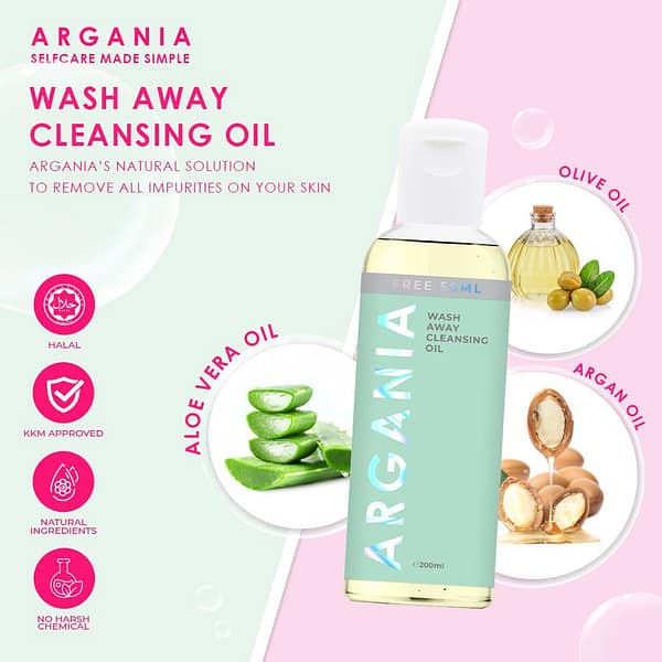 BELLA PARK - ARGANIA WASH AWAY CLEANSING OIL SAIZ BESAR