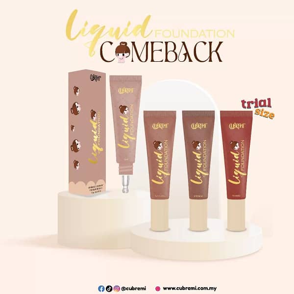 CUBREMI - LIQUID FOUNDATION 5ML