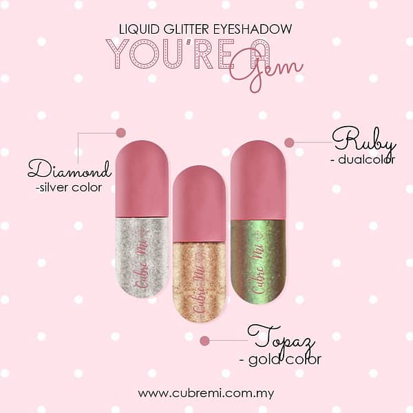 CUBREMI - GLITTER EYESHADOW 