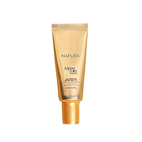 NAFURA - ALPINE SNOW WHITE SUN PROTECTOR SPF 50+ PA++++ – 20ML