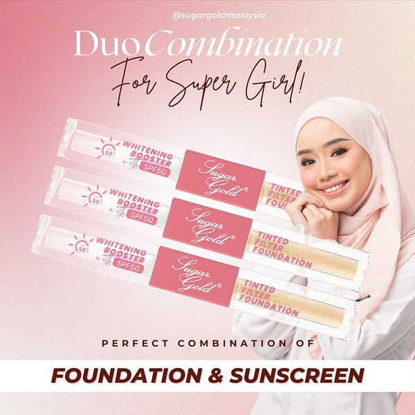 SUGAR GOLD - TINTED FOUNDATION & SUNSCREEN SPF50