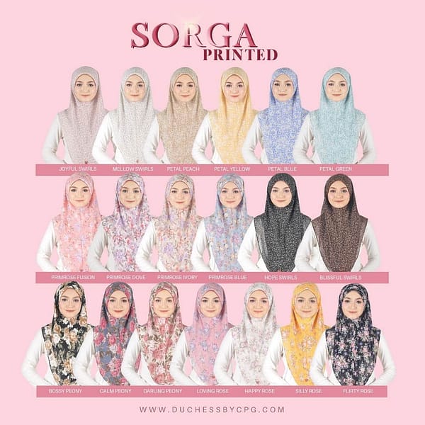 DUCHESS - TUDUNG SORGA PRINTED