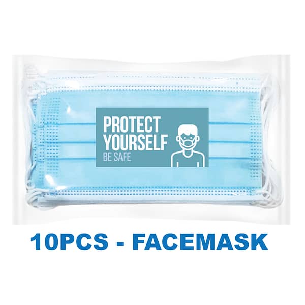FACE MASK 3-PLY- EARLOOP (10PCS)
