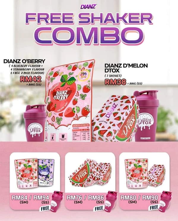 DIANZ - 2PCS O'BERRY FREE SHAKER