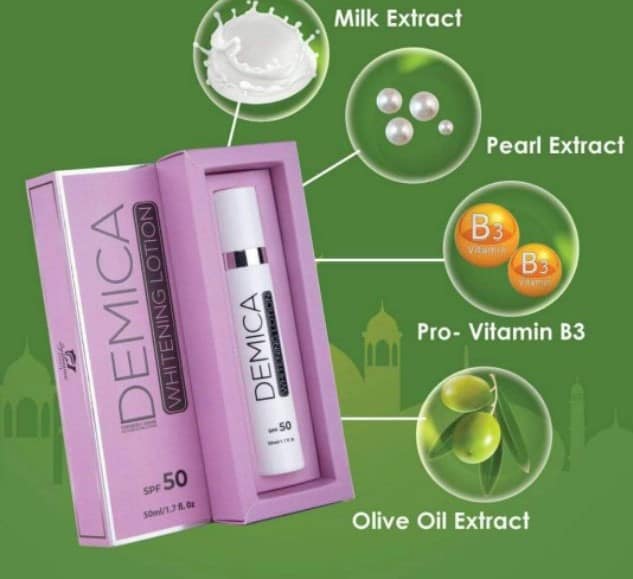 DEMICA WHITENING LOTION PEK BESAR DEMICA WHITENING LOTION PEK BESAR
