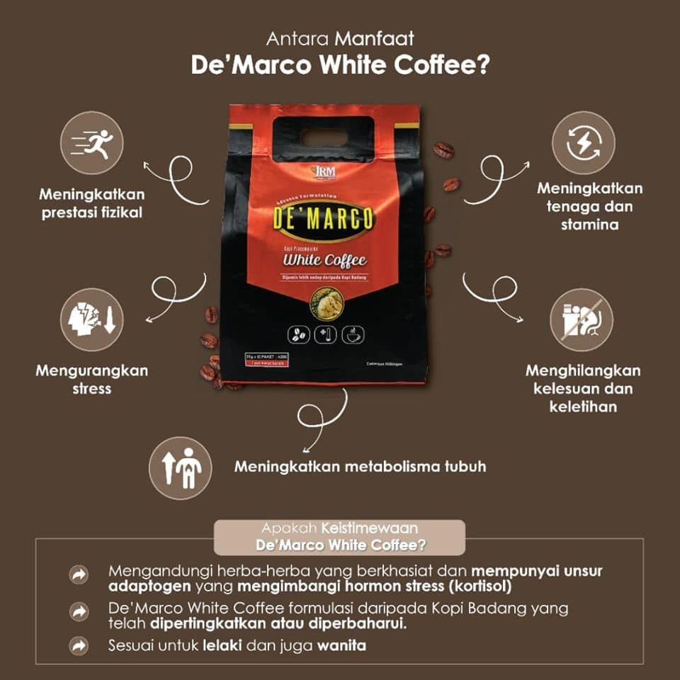 JRM – DE’MARCO WHITE COFFEE JRM - DE'MARCO WHITE COFFEE