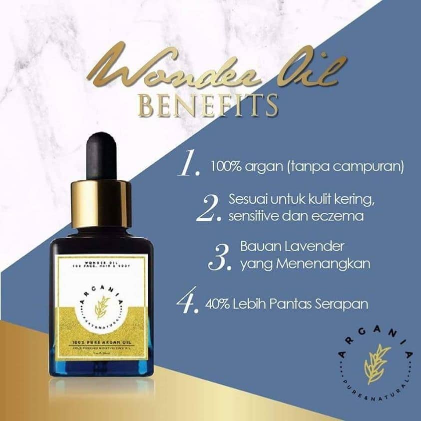 ARGANIA TRIAL WONDER OIL - 3ML ARGANIA TRIAL WONDER OIL - 3ML