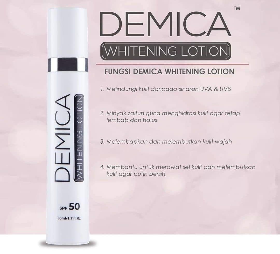 DEMICA WHITENING LOTION PEK BESAR DEMICA WHITENING LOTION PEK BESAR