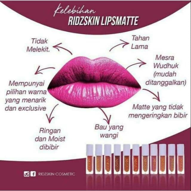 RIDZSKIN - COMBO 4PCS LIPMATTE (MINI) RIDZSKIN - COMBO 4PCS LIPMATTE (MINI)