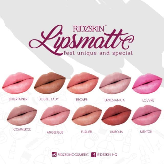 RIDZSKIN - COMBO 4PCS LIPMATTE (MINI) RIDZSKIN - COMBO 4PCS LIPMATTE (MINI)